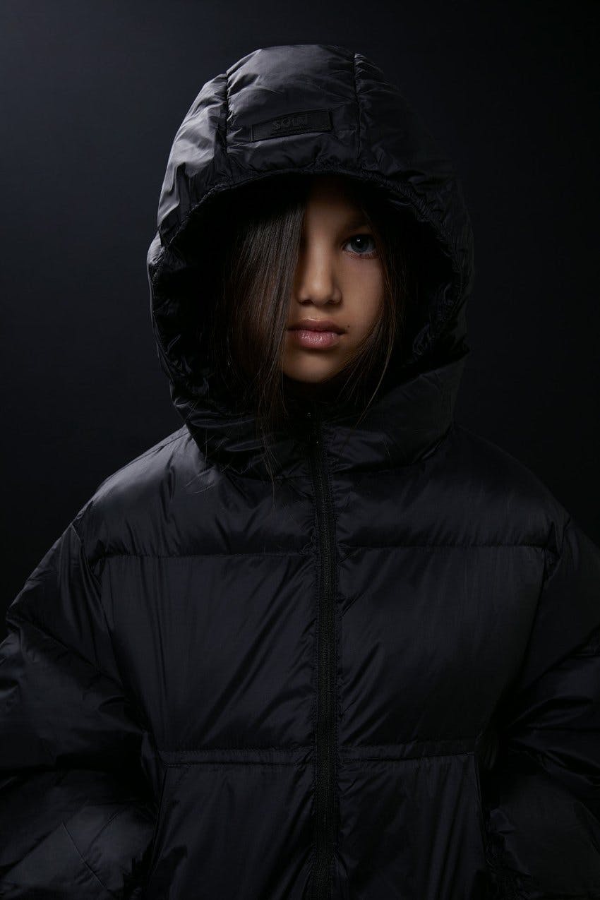 Cropped Lightweight Reversible Puffer