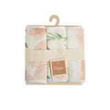 Parker Pink Floral Cotton Burp Cloth (Set of 3)