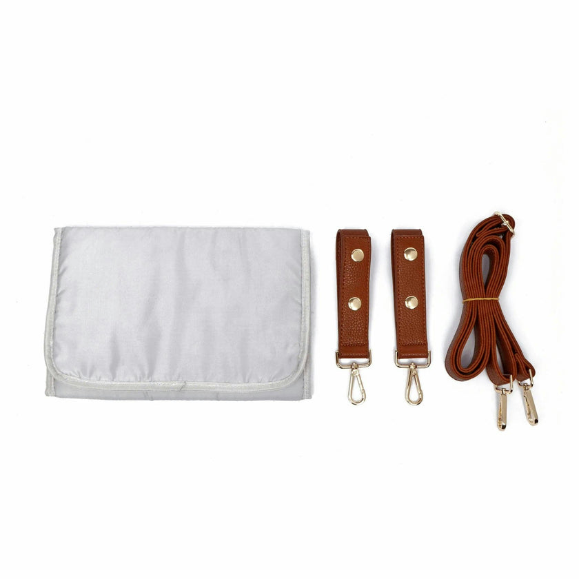 Monaco Diaper Bag | Latte Brown