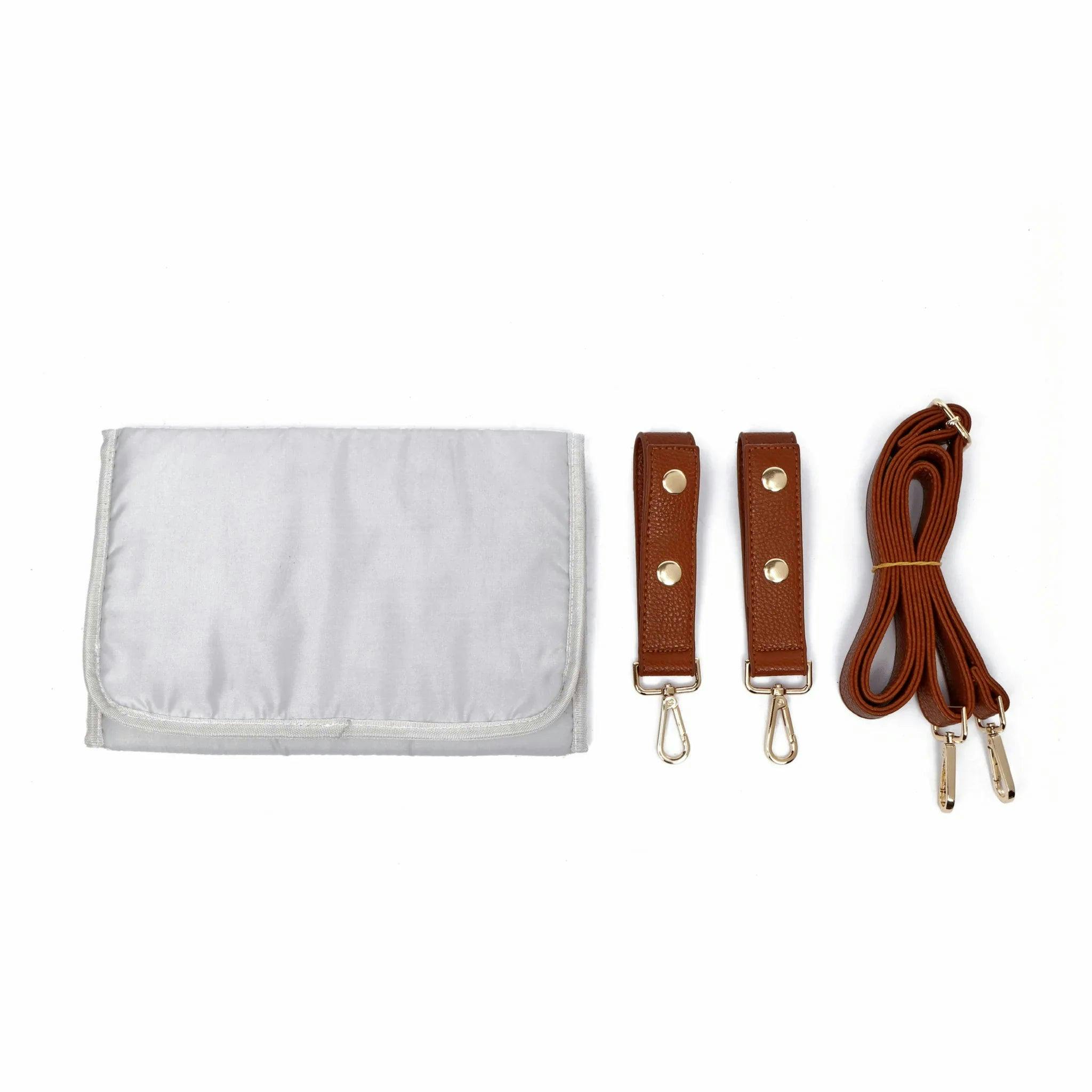 Monaco Diaper Bag | Latte Brown