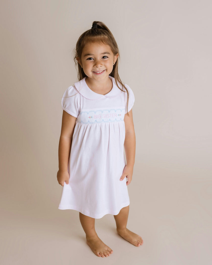 Big Sister Dress, Toddler Girls, Pink