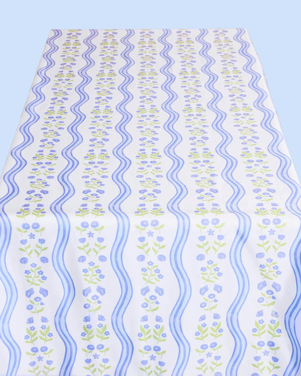 Coastal Tablecloth - washable tablecloth