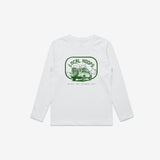 Kids The Explorer LS Tee White