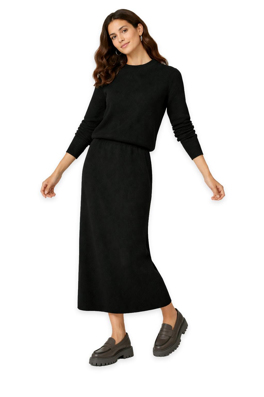 Rib Modal Sweater Shirt