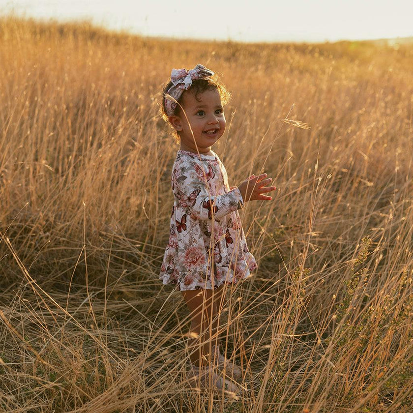 Leanne Ruffled Bodysuit Dress