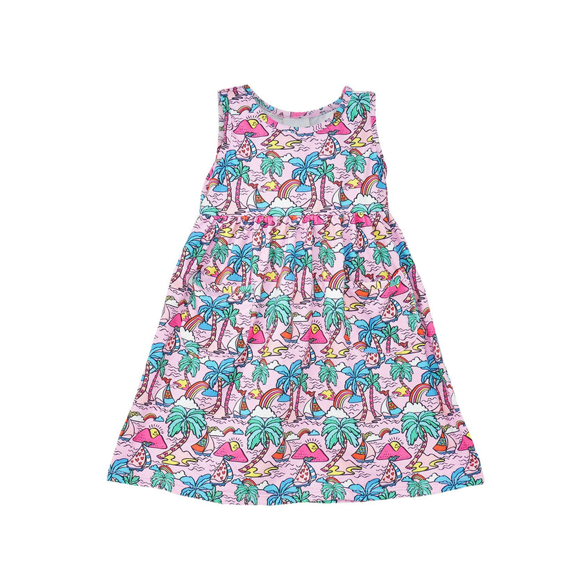 UPF 50+ Dahlia Sleeveless Dress w/ Pockets