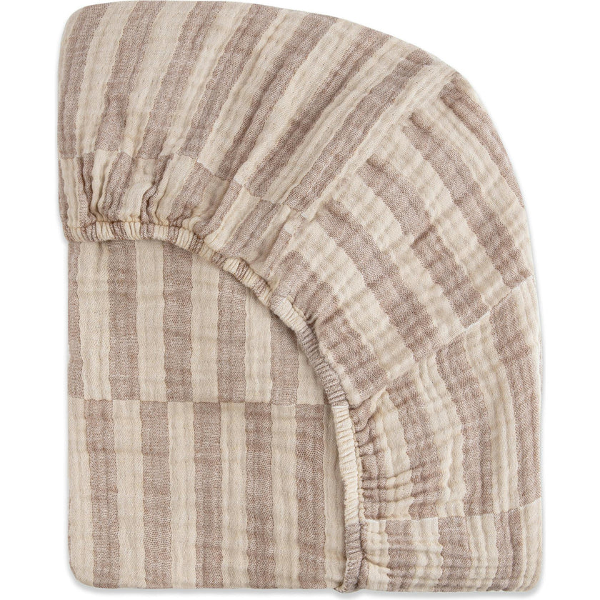 GOTS Certified Organic Muslin Cotton Crib Sheet