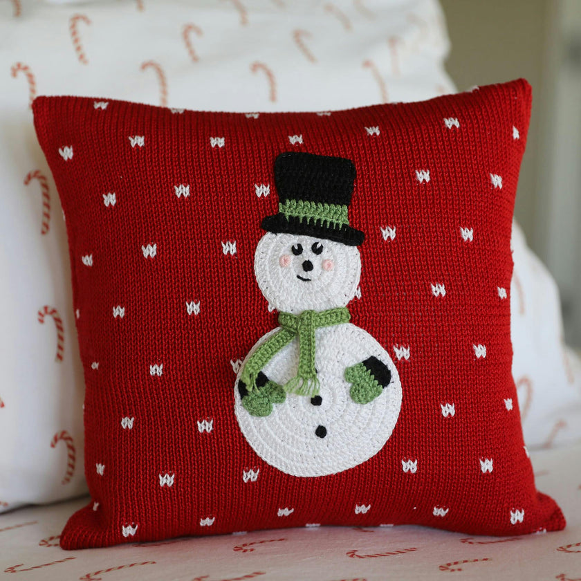 Snowman 10" Pillow