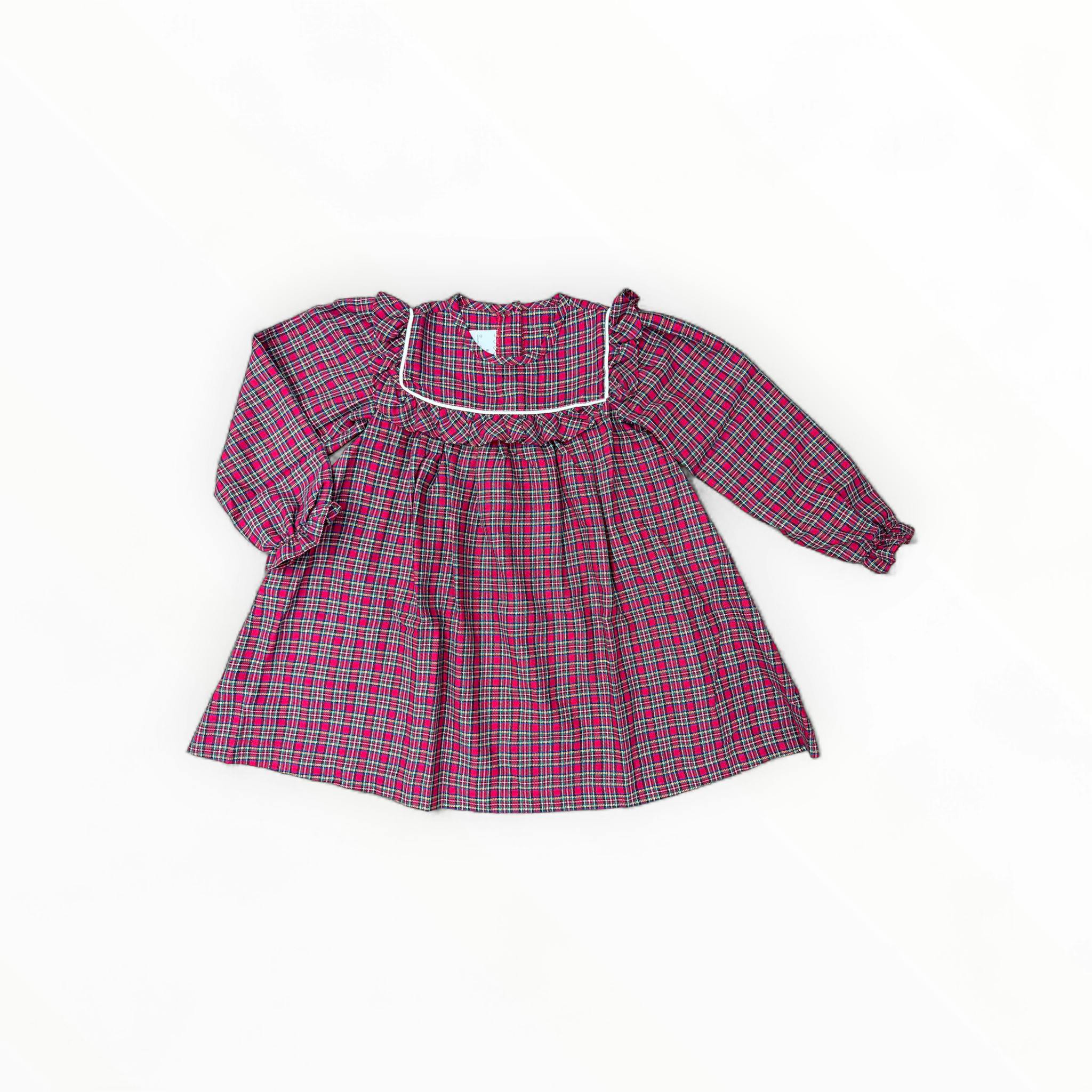 Britta Dress in Holiday Plaid