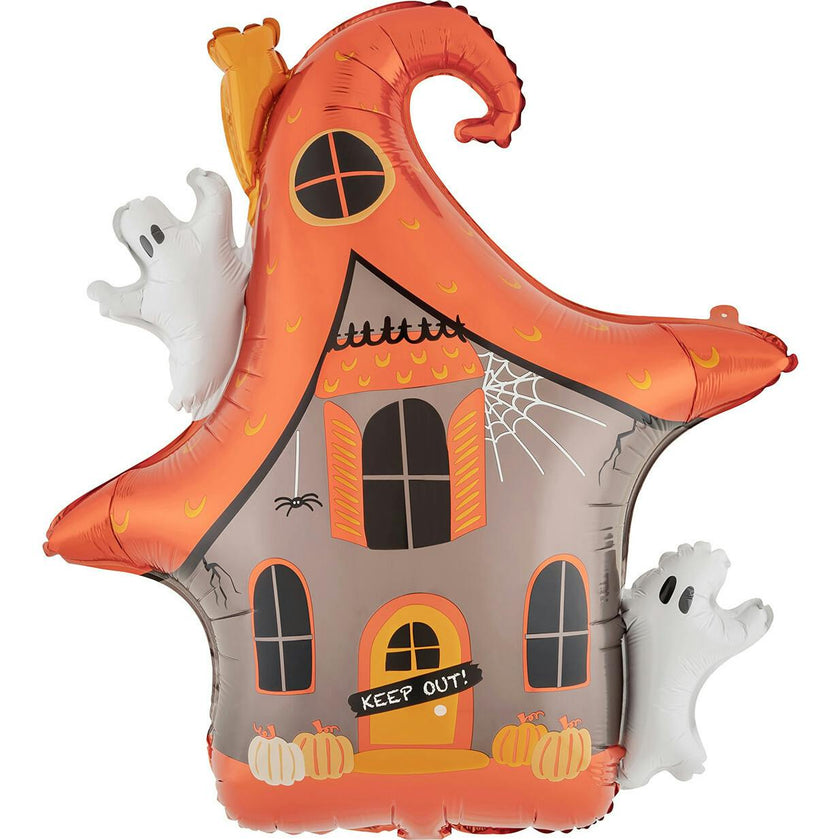 Trick or Treat Street Haunted House Mylar Balloon