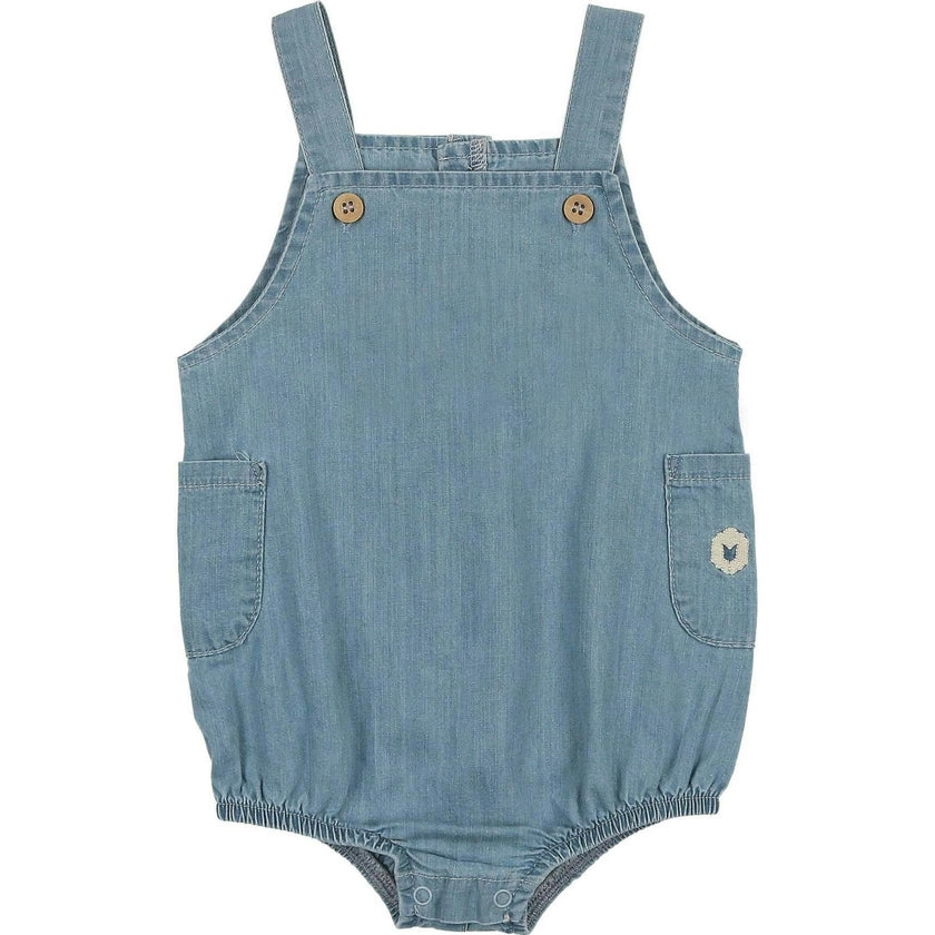 Summer Glory Boys Romper Denim