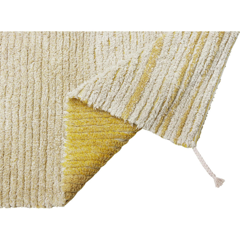 Twin Reversible Rug. Yellow