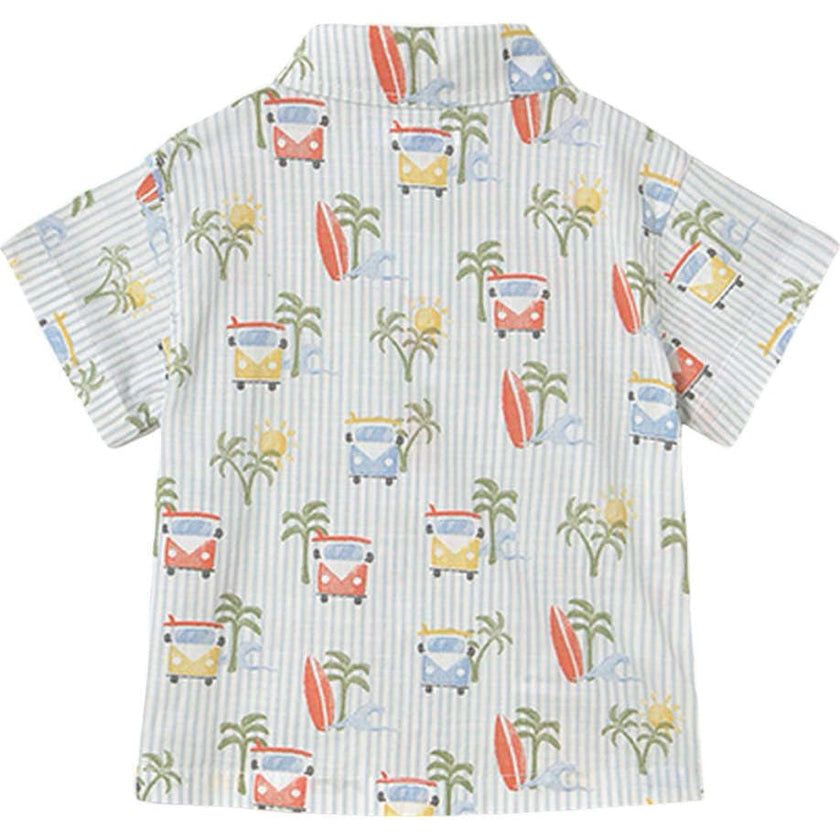 Summer Surfboard Buttondown Shirt
