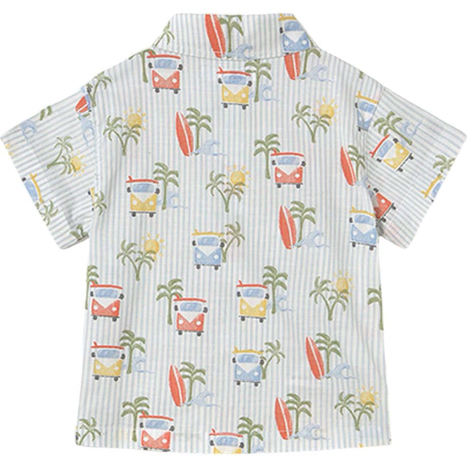 Summer Surfboard Buttondown Shirt