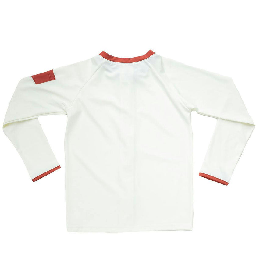 Leo Rashguard Ivory And Terracotta