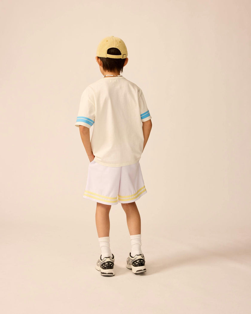 Basketball Shorts in Lemonade Trim