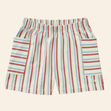 Stripe Mix Pocket Shorts