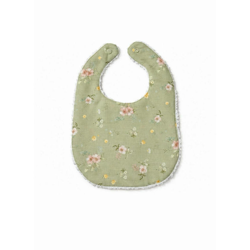 Layette Linen Bib – Hedgerow Floral