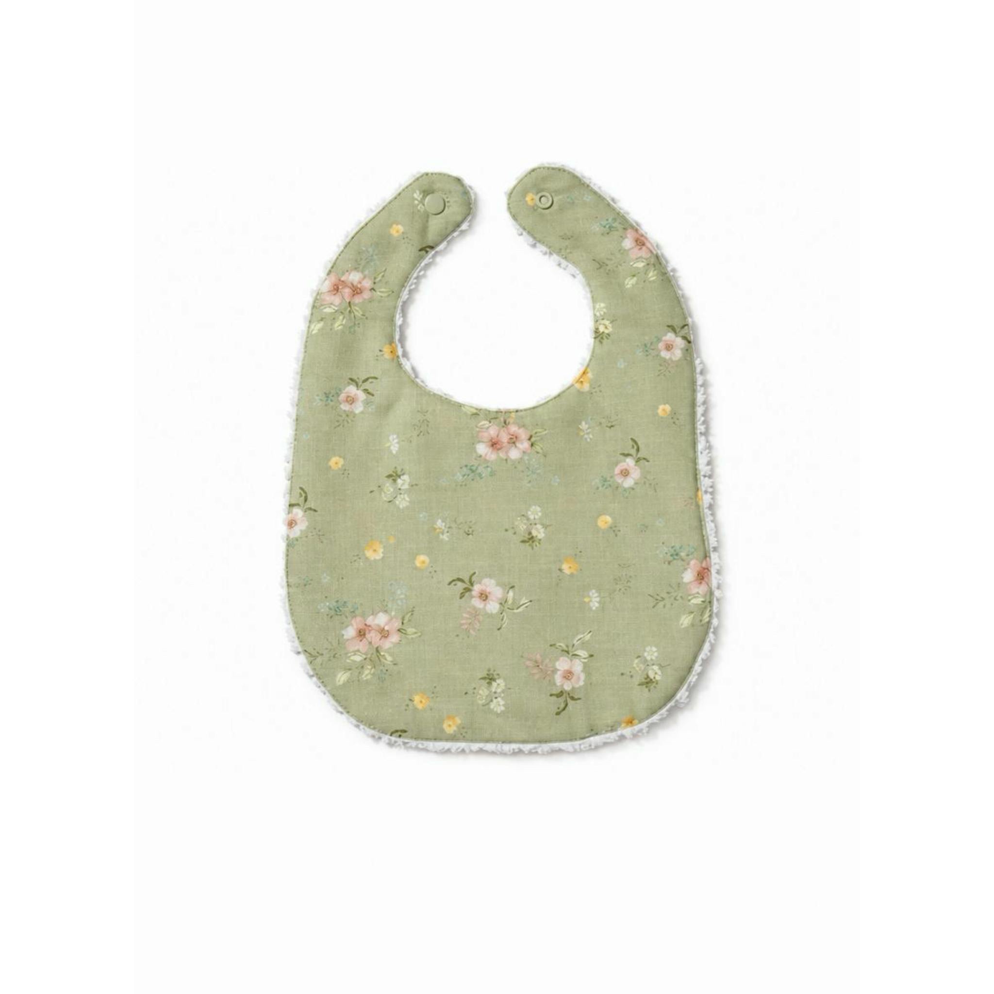 Layette Linen Bib – Hedgerow Floral