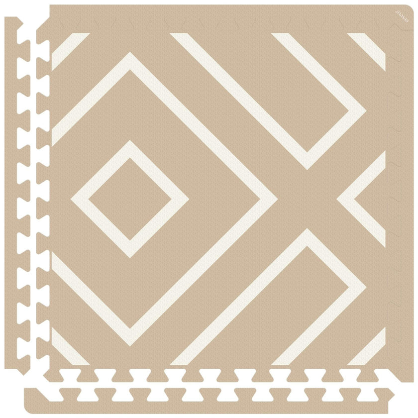 Modern Blocks - Desert Sand - Play Mat, Prints