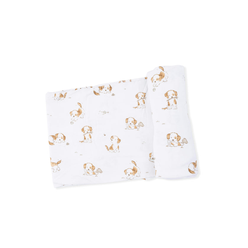 Explorer Puppy - Take Me Home Set with Bandana Bib & Swaddle