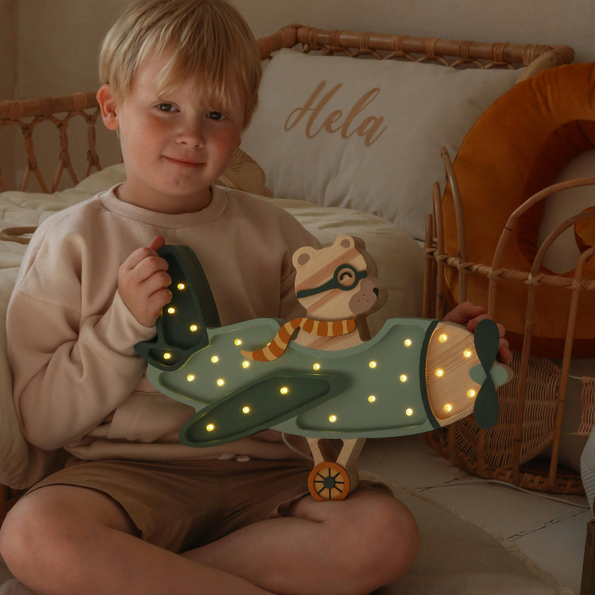 Little Lights Vintage Plane Lamp