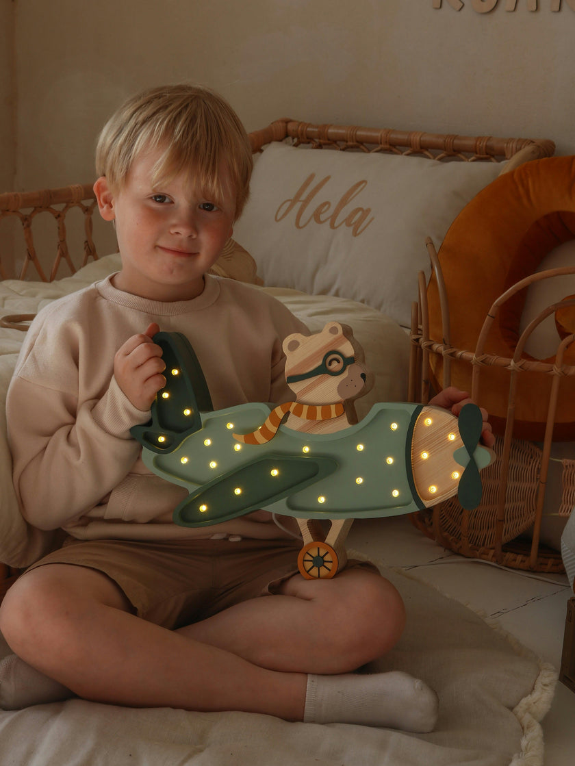 Little Lights Vintage Plane Lamp