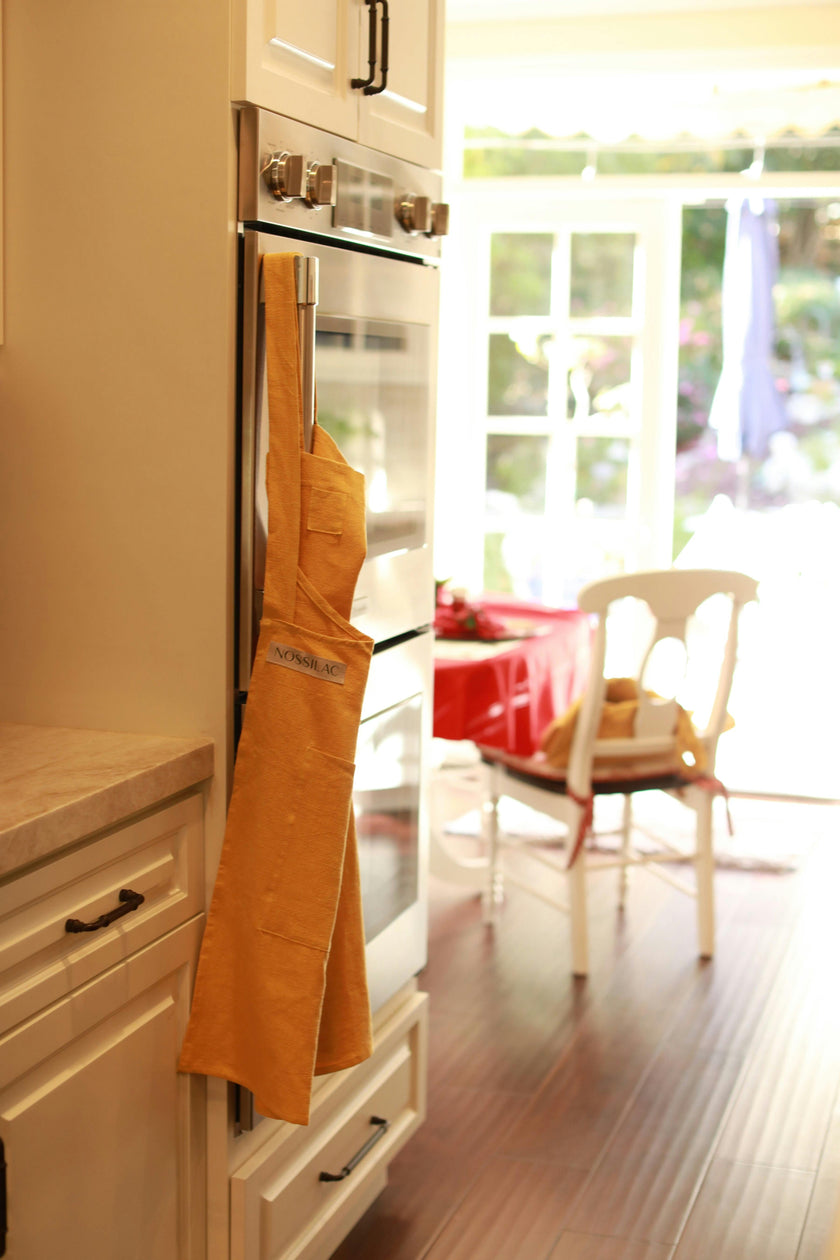Nossilac French Linen Crossback Apron&nbsp;