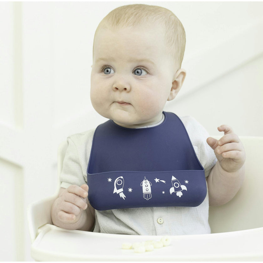 Outer Space Little Bites Narrow Bib