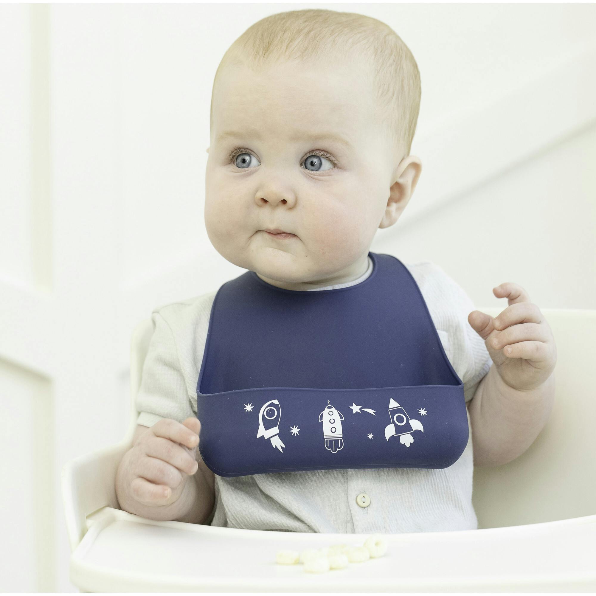 Outer Space Little Bites Narrow Bib