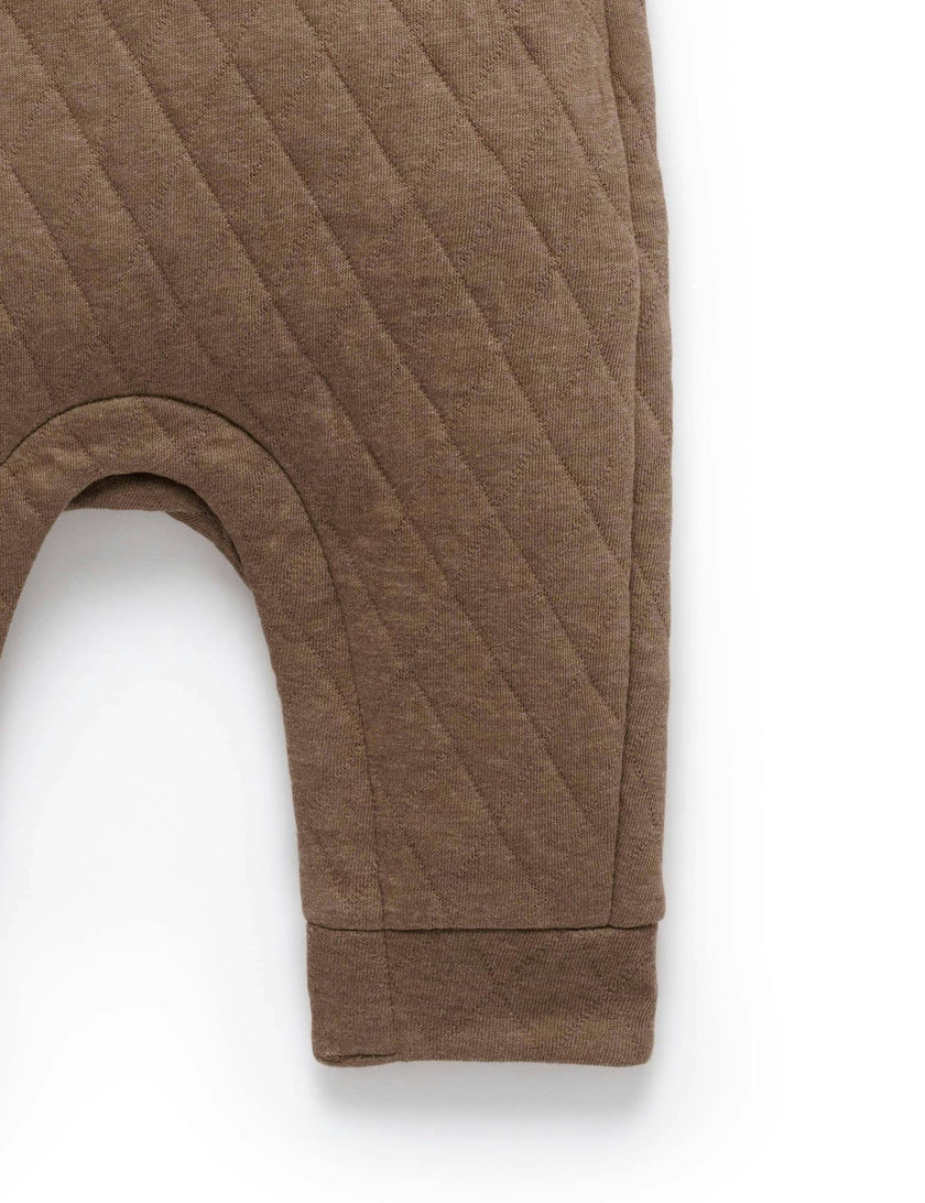 Quilted Overall Oak Melange