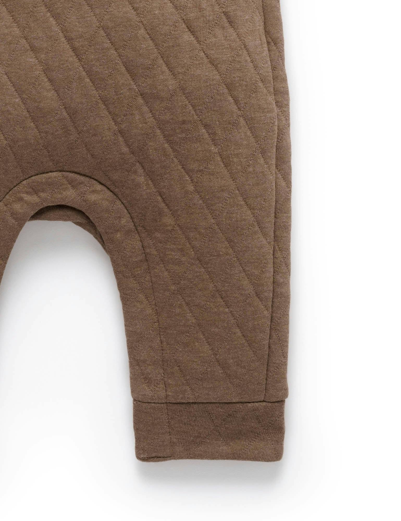 Quilted Overall Oak Melange