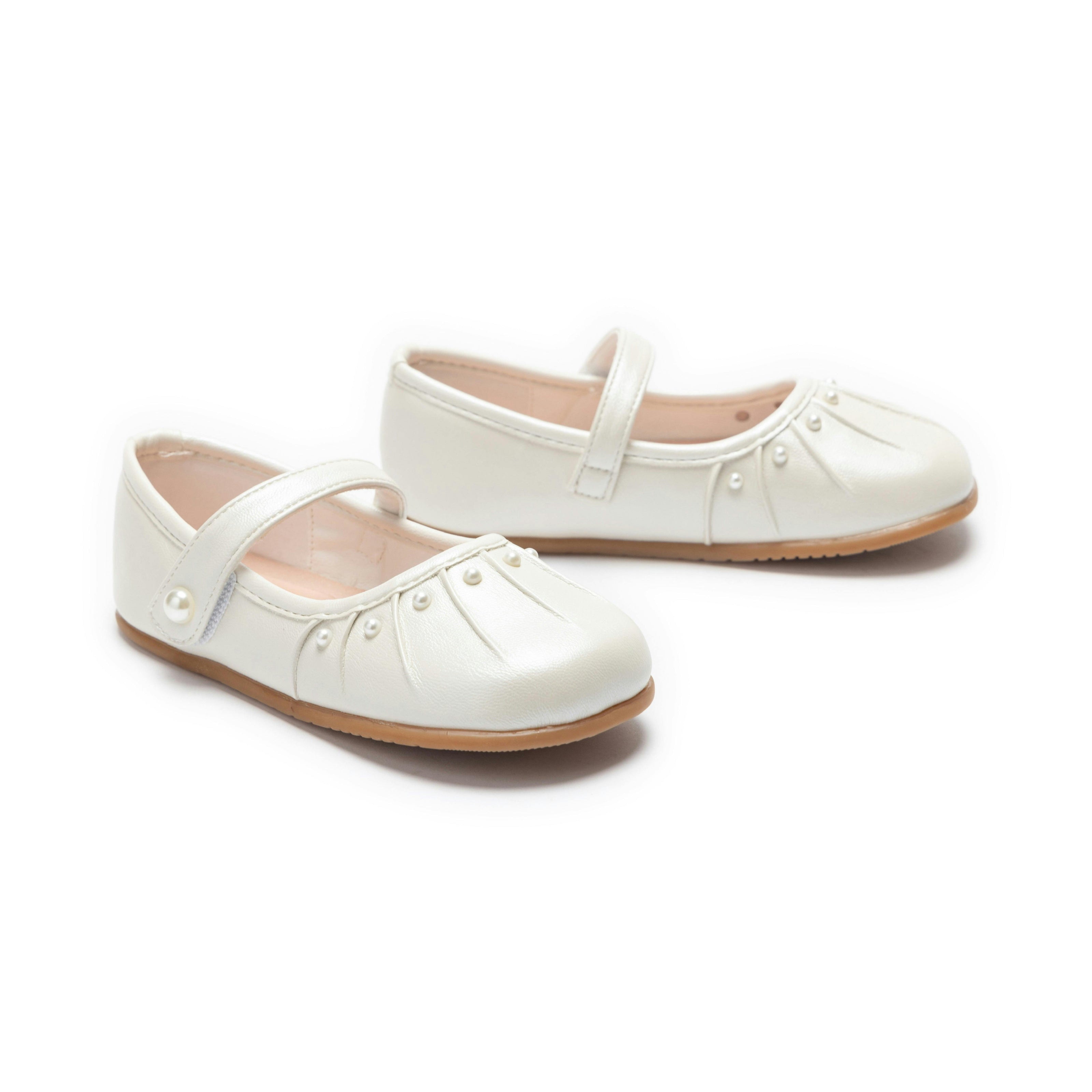 White Thalia Pearl Shoes