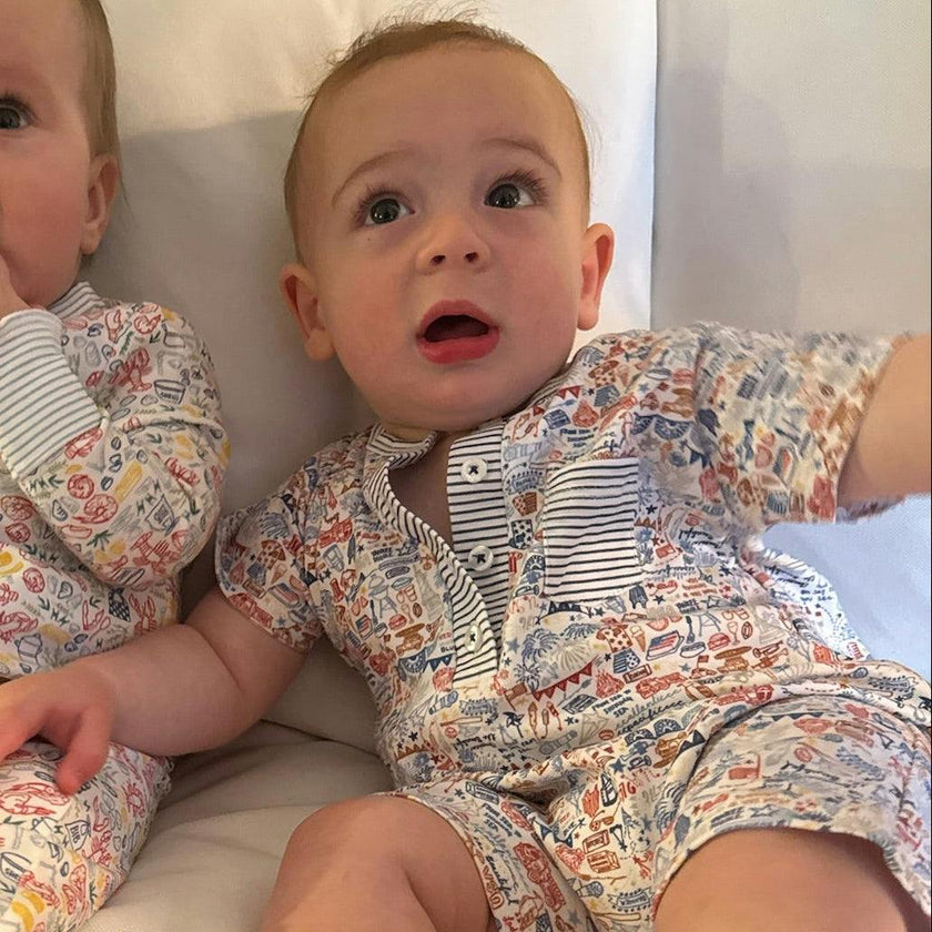 USA Boys Shortie Romper
