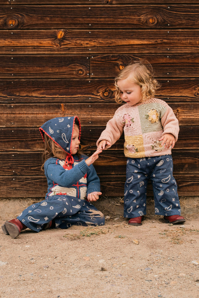 Patchwork Sweater in Meadow Bloom