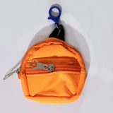 Orange Mini Backpack Charm