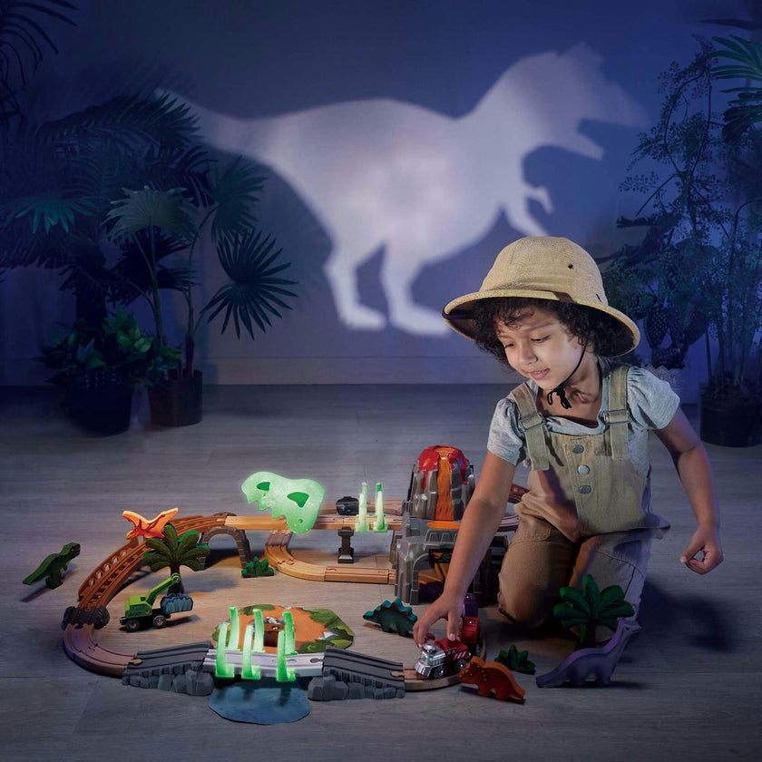 Hape: Railway Adventure Set - 61pc Train Playset