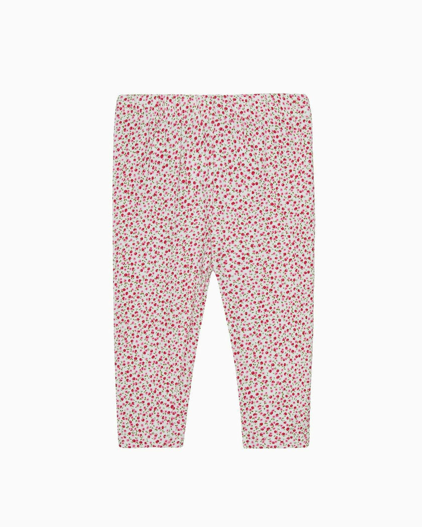 Baby Leggings in Red Cherry Floral
