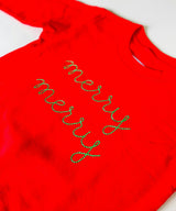 "merry merry" Baby + Little Kid Classic Crewneck Fleece