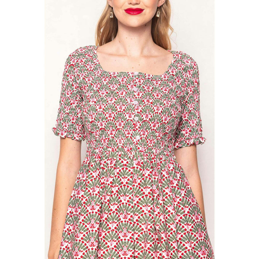 Parker Dress in Floral Fan