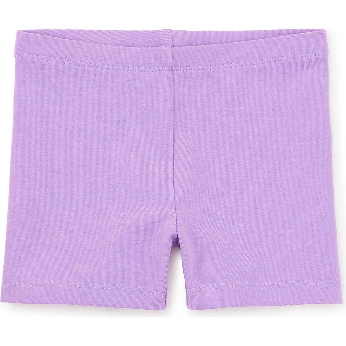 Somersault Mid-Thigh Fitted Shorts, Purple