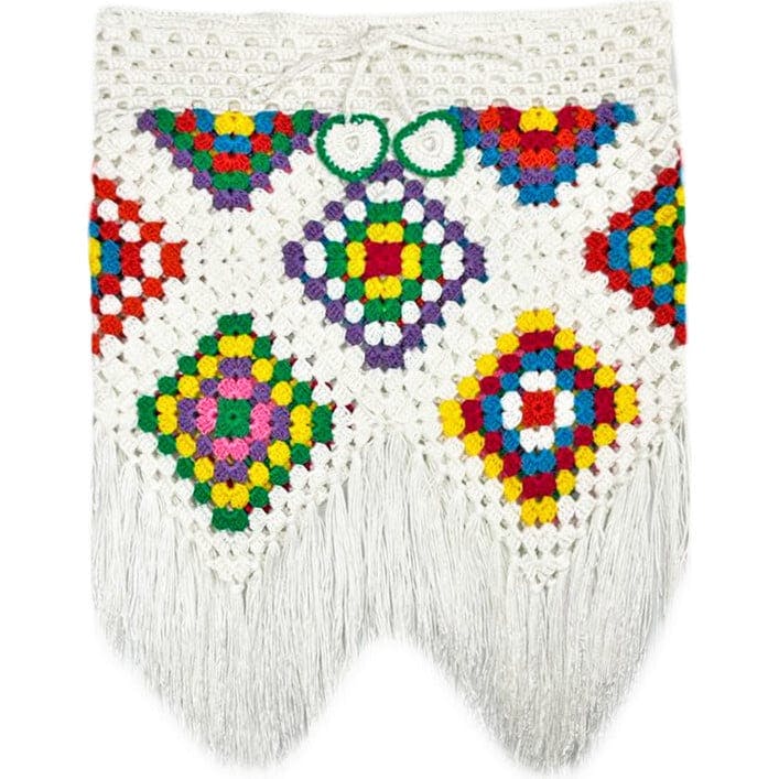 Sandia Hand-Crochet Drawstring Skirt