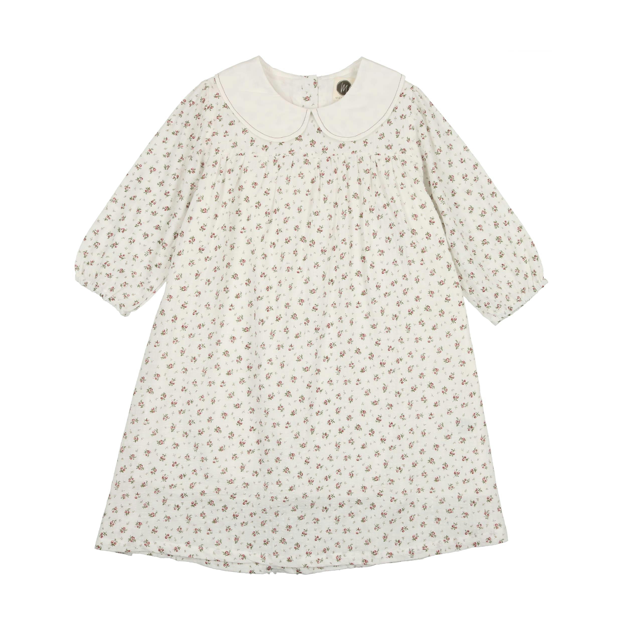 Rose Bud Long Sleeve Dress