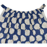Colette Girl's Top and Short Set Shell Beach Navy, Blue