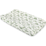 Parker Green Leaf Changing Pad Cover