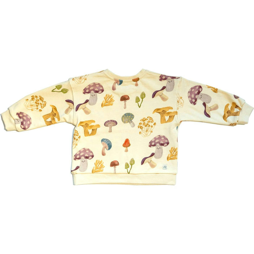 Kelsey Print Long Sleeve Pocket Sweatshirt