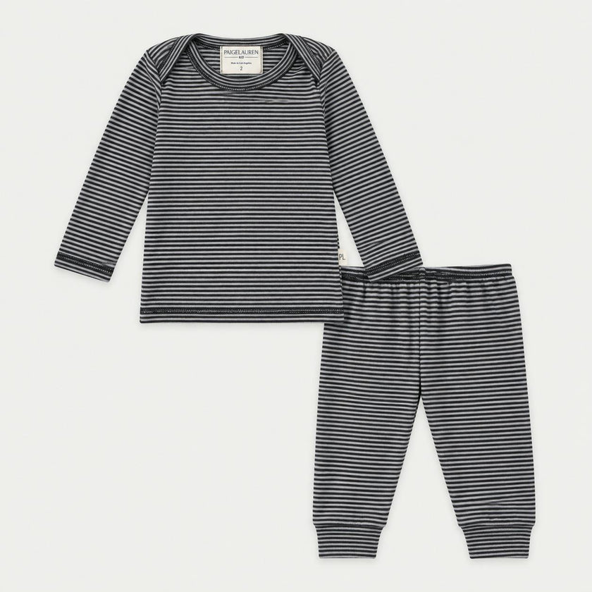 Rib Lap Tee + Legging Set