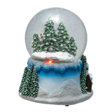 Kurt Adler 100MM Musical Santa, Snowman & Tree Snow Globe