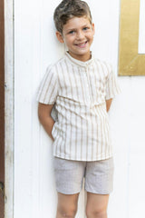 Pinstripe Boys Shirt