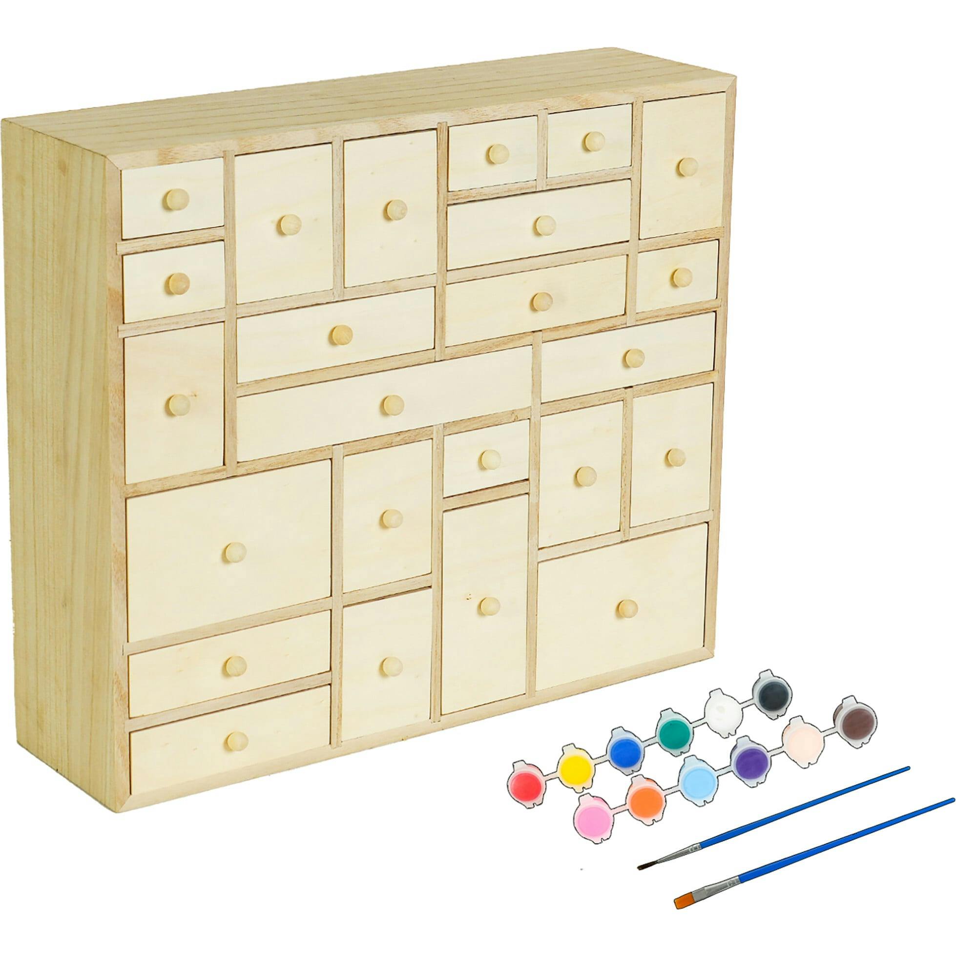 DIY Craft Storage & Advent Calendar